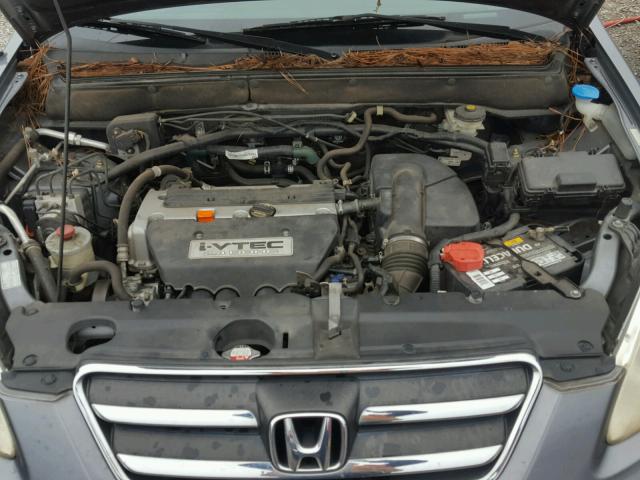 SHSRD78995U329384 - 2005 HONDA CR-V SE GRAY photo 7