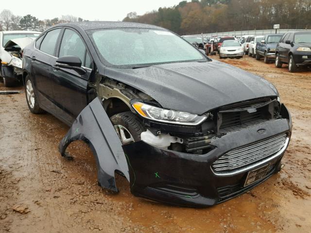 3FA6P0HD5FR201050 - 2015 FORD FUSION SE BLACK photo 1