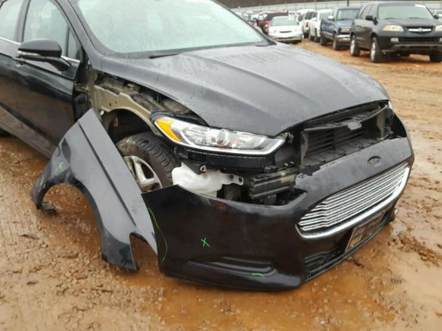 3FA6P0HD5FR201050 - 2015 FORD FUSION SE BLACK photo 9