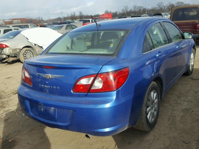 1C3LC46K47N513709 - 2007 CHRYSLER SEBRING BLUE photo 4