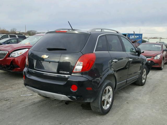 3GNAL3EK2DS562155 - 2013 CHEVROLET CAPTIVA LT BLACK photo 4