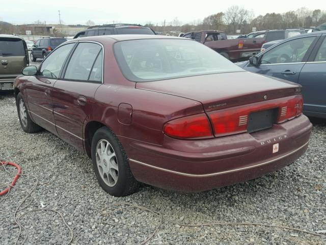 2G4WB52K7W1547467 - 1998 BUICK REGAL LS BURGUNDY photo 3