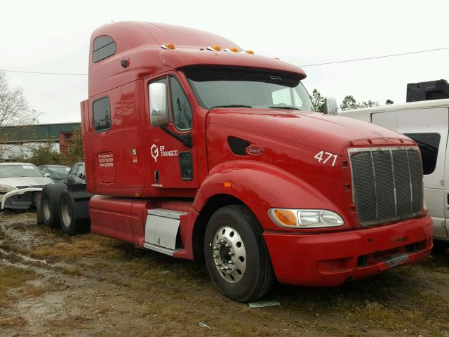 1XP7D49X3AD103559 - 2010 PETERBILT 387 RED photo 1