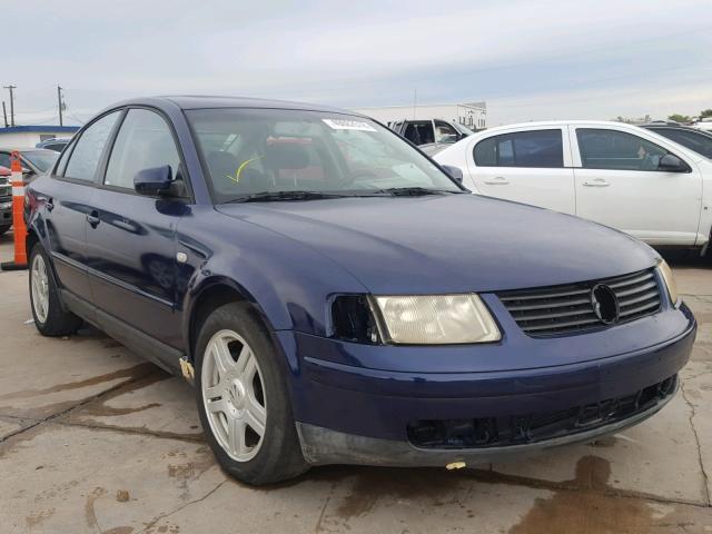WVWBH63B41P021833 - 2001 VOLKSWAGEN PASSAT GLX BLUE photo 1