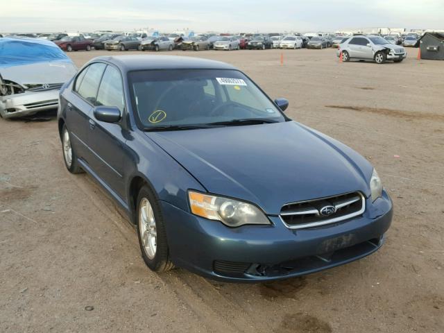 4S3BL616057211221 - 2005 SUBARU LEGACY 2.5 BLUE photo 1