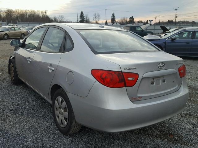 KMHDU46D58U410882 - 2008 HYUNDAI ELANTRA GL SILVER photo 3