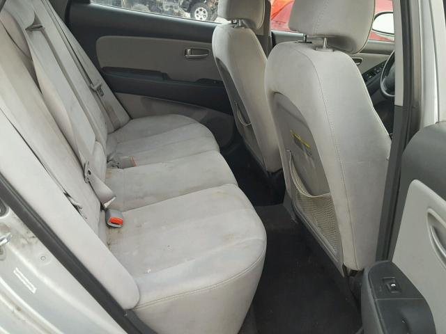 KMHDU46D58U410882 - 2008 HYUNDAI ELANTRA GL SILVER photo 6