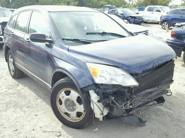 JHLRE48377C053563 - 2007 HONDA CR-V LX BLUE photo 1