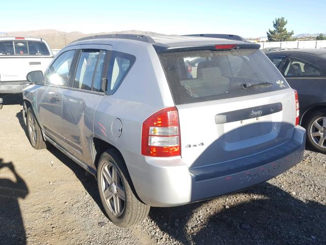 1J8FF47WX8D785053 - 2008 JEEP COMPASS SP 银色 照片 3