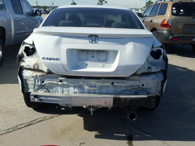 2HGFG1B8XBH501864 - 2011 HONDA CIVIC EX WHITE photo 9