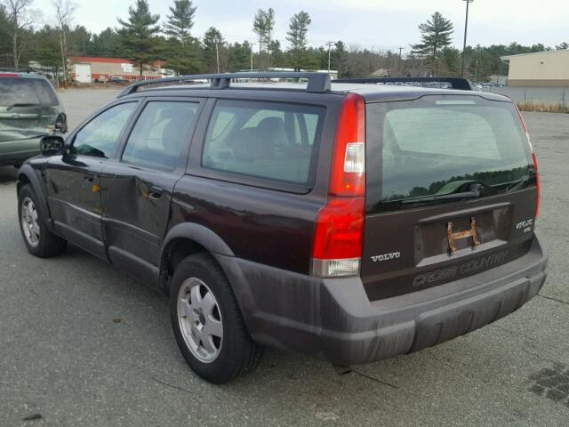 YV1SZ58D511015361 - 2001 VOLVO V70 XC BURGUNDY photo 3