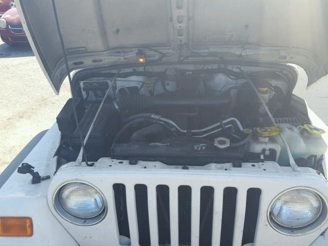 1J4FA39S93P333929 - 2003 JEEP WRANGLER C WHITE photo 7