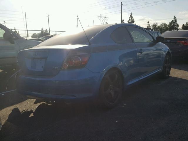 JTKDE3B72A0314452 - 2010 SCION TC BLUE photo 4