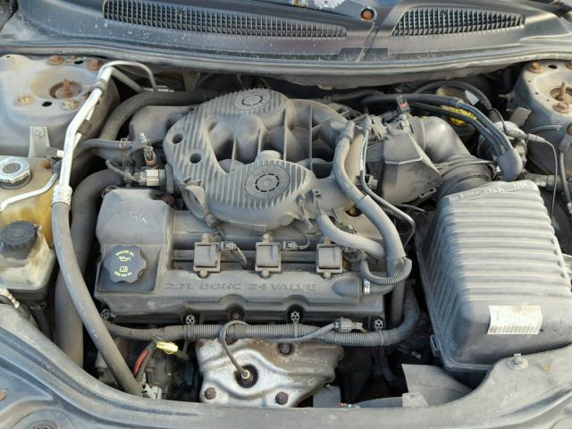 1C3AL56RX4N407447 - 2004 CHRYSLER SEBRING LX GRAY photo 7