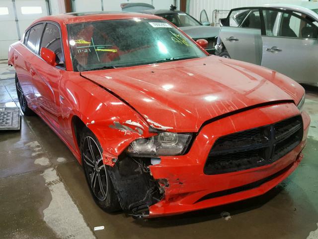 2C3CDXDT1EH122968 - 2014 DODGE CHARGER R/ RED photo 1