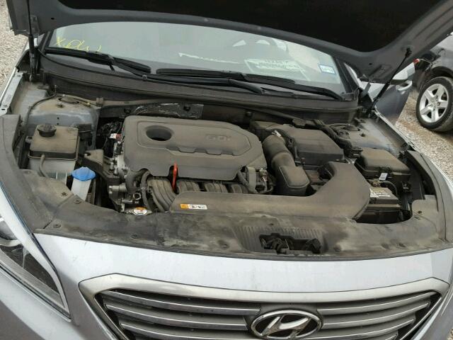 5NPE24AF8FH212232 - 2015 HYUNDAI SONATA SE GRAY photo 7