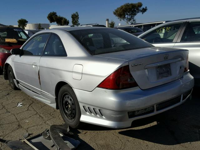 1HGEM22952L074096 - 2002 HONDA CIVIC EX SILVER photo 3