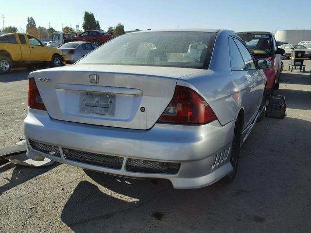 1HGEM22952L074096 - 2002 HONDA CIVIC EX SILVER photo 4