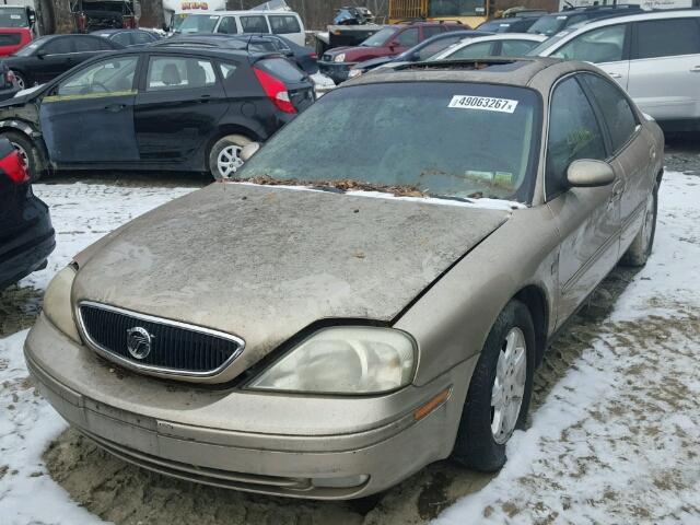 1MEFM55S3YA622182 - 2000 MERCURY SABLE LS P GOLD photo 2