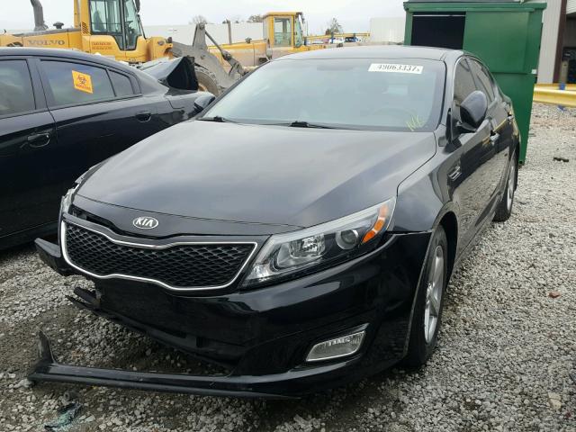 5XXGM4A7XEG296818 - 2014 KIA OPTIMA LX BLACK photo 2