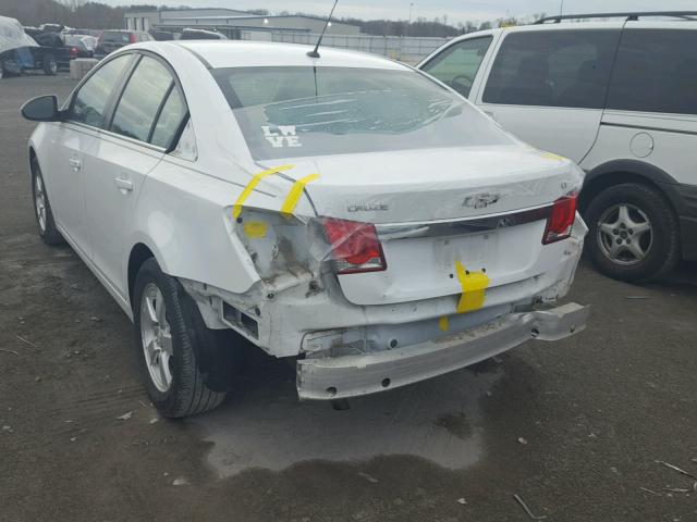 1G1PE5SC3C7135904 - 2012 CHEVROLET CRUZE LT WHITE photo 3