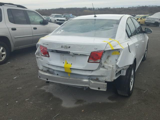 1G1PE5SC3C7135904 - 2012 CHEVROLET CRUZE LT WHITE photo 9