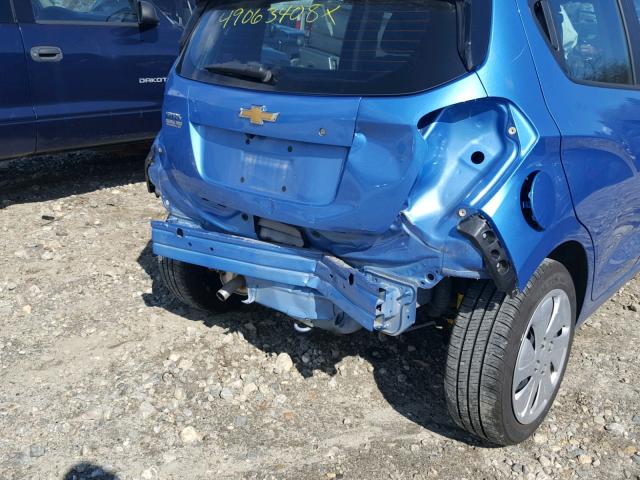 KL8CB6SA4HC824196 - 2017 CHEVROLET SPARK LS BLUE photo 9