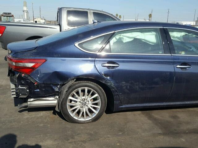 4T1BD1EB1HU058566 - 2017 TOYOTA AVALON HYB BLUE photo 9