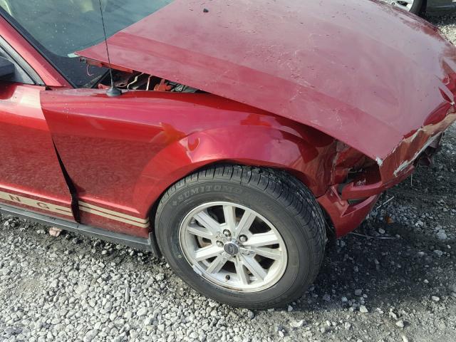 1ZVFT80N375262715 - 2007 FORD MUSTANG RED photo 10