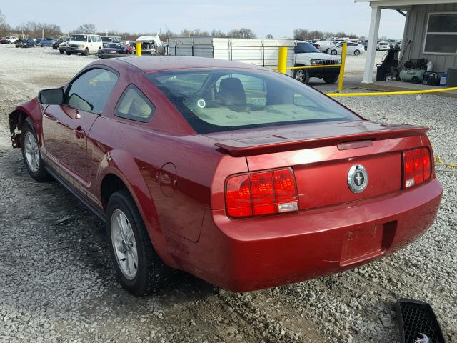 1ZVFT80N375262715 - 2007 FORD MUSTANG RED photo 3