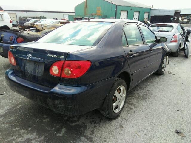 2T1BR32E76C638303 - 2006 TOYOTA COROLLA CE BLUE photo 4