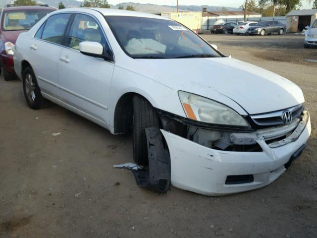 1HGCM563X6A133983 - 2006 HONDA ACCORD SE WHITE photo 1