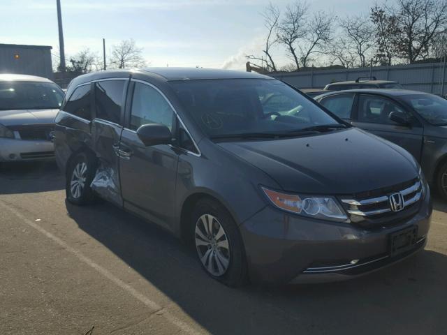 5FNRL5H45FB059767 - 2015 HONDA ODYSSEY EX GRAY photo 1
