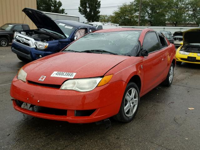 1G8AN15F07Z109972 - 2007 SATURN ION LEVEL RED photo 2