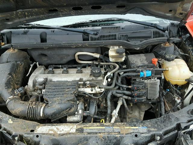 1G8AN15F07Z109972 - 2007 SATURN ION LEVEL RED photo 7
