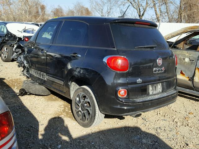 ZFBCFACH2EZ011087 - 2014 FIAT 500L LOUNG BLACK photo 3