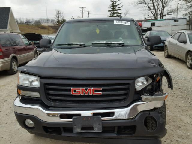 2GTEK13T161175026 - 2006 GMC NEW SIERRA BLACK photo 9