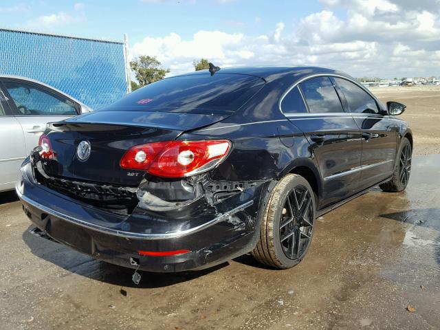 WVWHN7AN4AE564844 - 2010 VOLKSWAGEN CC LUXURY BLACK photo 4