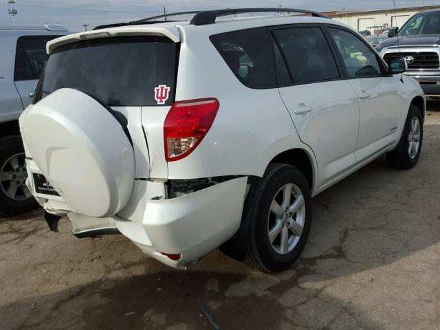 JTMZD31V385087494 - 2008 TOYOTA RAV4 LIMIT WHITE photo 4