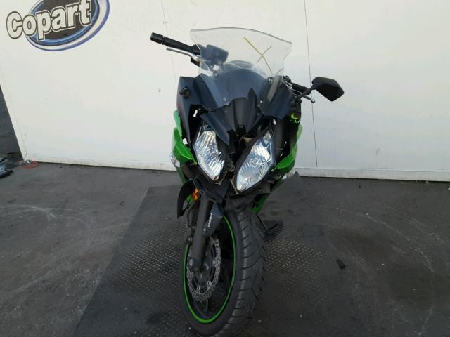 JKAEXEF15EDA14245 - 2014 KAWASAKI EX650 F GREEN photo 9