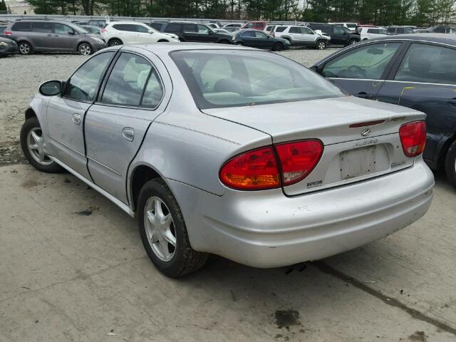 1G3NL52T31C143848 - 2001 OLDSMOBILE ALERO GL SILVER photo 3