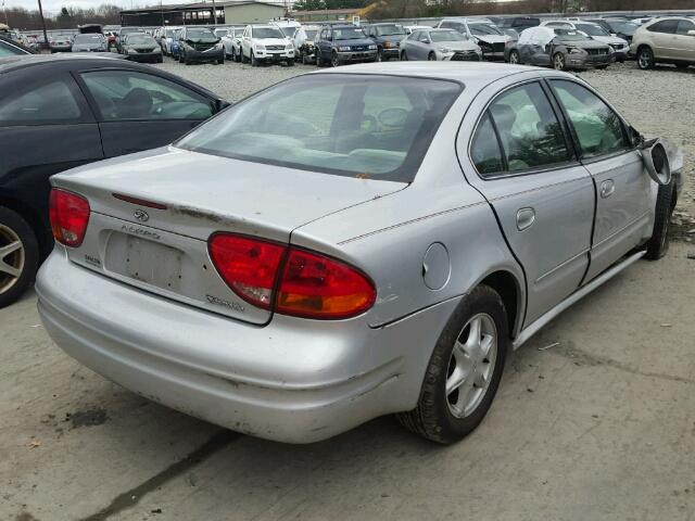 1G3NL52T31C143848 - 2001 OLDSMOBILE ALERO GL SILVER photo 4