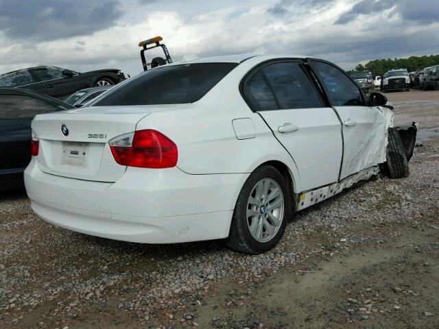 WBAVA33587KX77873 - 2007 BMW 328 I WHITE photo 4