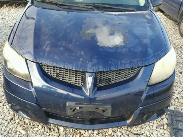 5Y2SL64863Z420431 - 2003 PONTIAC VIBE BLUE photo 7