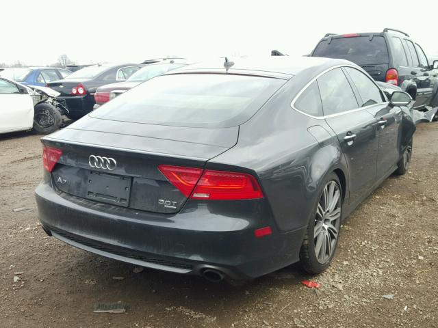 WAUSGAFC0CN004131 - 2012 AUDI A7 PRESTIG CHARCOAL photo 4