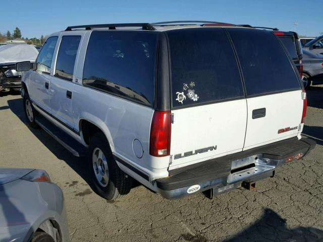 3GKFK16R9VG515571 - 1997 GMC SUBURBAN K WHITE photo 3