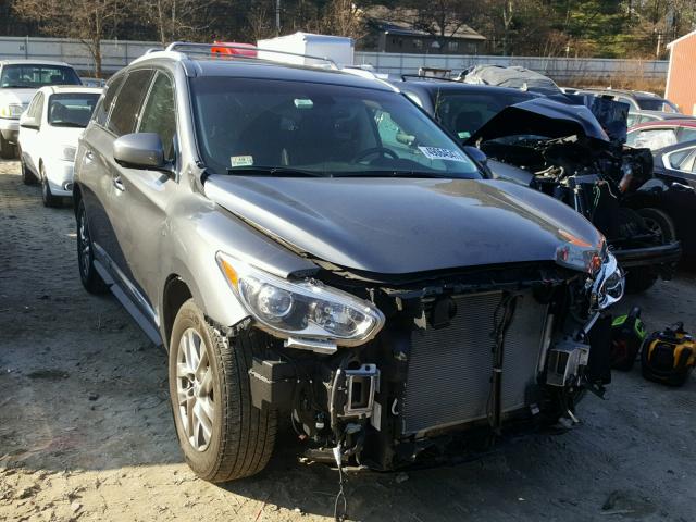 5N1AL0MM6FC536673 - 2015 INFINITI QX60 GRAY photo 1