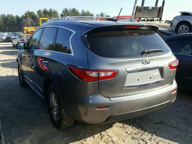 5N1AL0MM6FC536673 - 2015 INFINITI QX60 GRAY photo 3