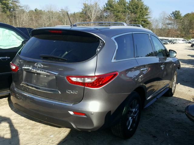 5N1AL0MM6FC536673 - 2015 INFINITI QX60 GRAY photo 4