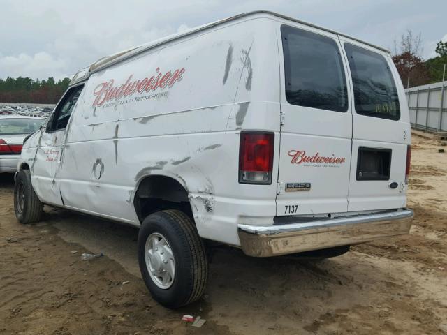 1FTNE24L27DA48254 - 2007 FORD ECONOLINE WHITE photo 3